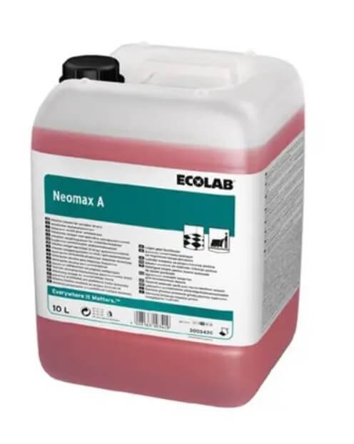 Detergent alcalin pentru masini de spalat pardoseli Ecolab Neomax A 10kg EcoLab imagine 2022 depozituldepapetarie.ro